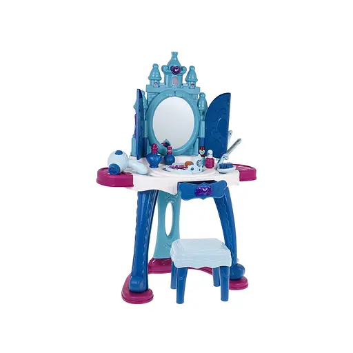 Туалетний столик Ramiz дитячий з функцією світла та звуку + аксесуари блакитний 8223B - фото 6