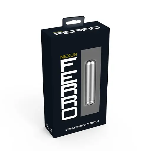 Міні вібратор Nexus Ferro 6.35 см сріблястий - фото 5