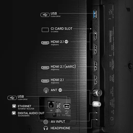 LED-телевізор Hisense 85E7Q PRO  (7134221) - фото 3