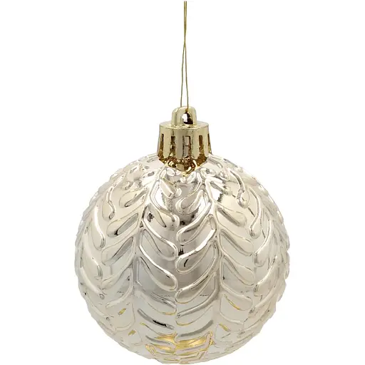 Комплект елочных шариков Chomik пластиковые 6 см микс цветов 16 шт. (GIF0004) - фото 4