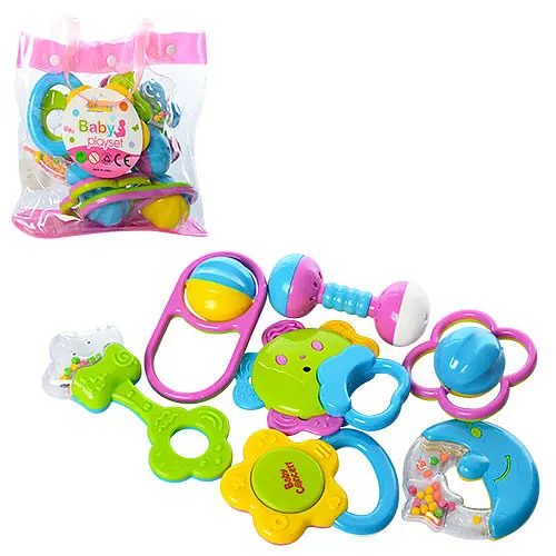 Набір дитячих брязкалець 3838A-25 в сумці - фото 3