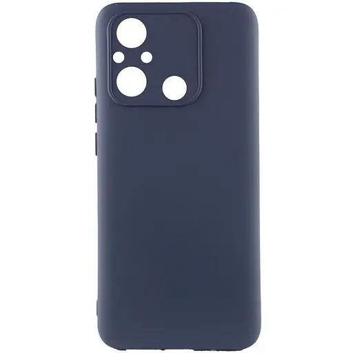 Чохол Getman TPU Liquid Silk Full Camera для Xiaomi Redmi 12C Синій/Midnight Blue