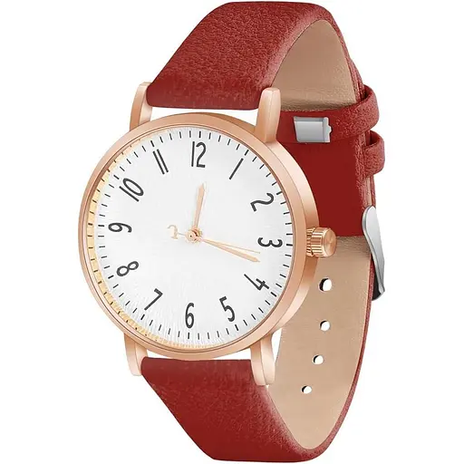 Женские кожаные кварцевые часы OFFCUP, женские часы с кожаным ремешком, аналоговые кварцевые часы
