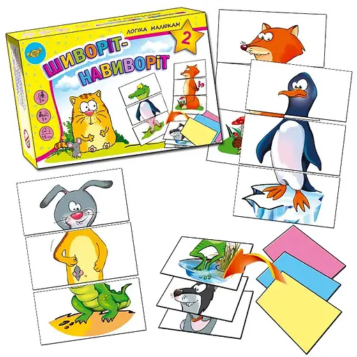 Развивающая детская настольная игра "Шиворот-навыворот 2" MKZ0819 - фото 2