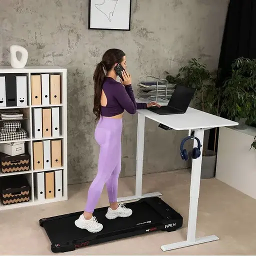 Компьютерный стол с регулируемой высотой Di Volio Rapalo белый - фото 3