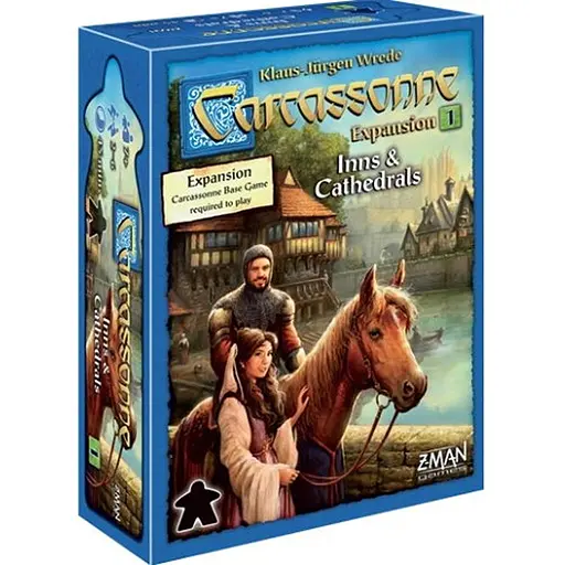 Настольная игра Z-MAN GAMES Каркассон: Таверны и соборы (Carcassonne - Exp: 1 - Inns and Cathedrals (New Version)) (англ.) (ZM7811) - фото 1