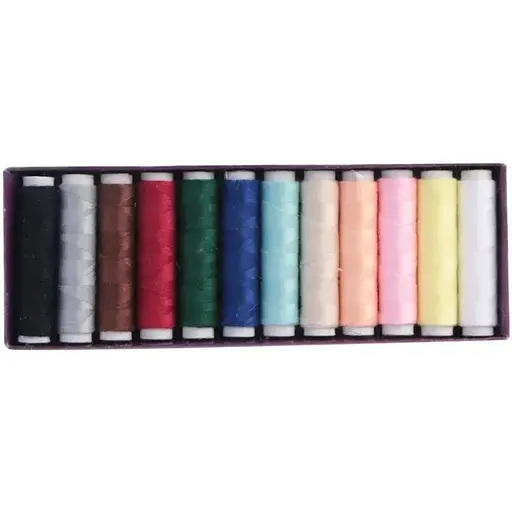Набор ниток Crelando комбинированные 12 шт - фото 1