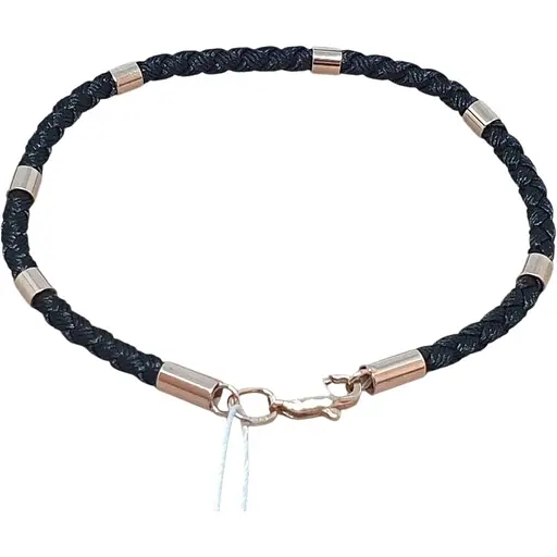 Браслет из текстиля Tango с золотыми вставками. 910088 19