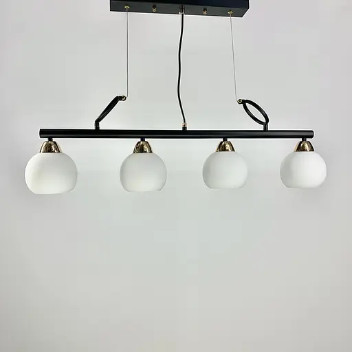 Видовжений світильник на 4 плафони Line.F Колір плафона Прозорий - фото 6