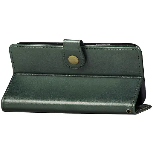 Кожаный чехол-книга GETMAN Gallant (PU) для TECNO Spark 10 Зеленый - фото 5