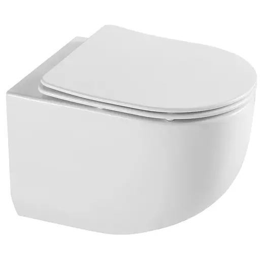 Унитаз подвесной Mixxus Premium Ellipse-0302-T3 495x360x370 мм, система смыва Tornado 3.0 MP6462, Белый - фото 1