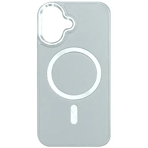 Шкіряний чохол Epik SnapCase with MagSafe для Apple iPhone 16, 6.1 Grey