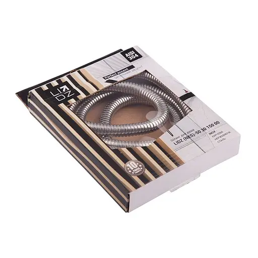 Шланг для душу Lidz (NKS)-50 30 150 00, Никель - фото 2