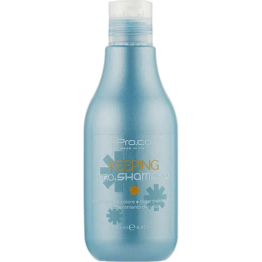 Шампунь для збереження кольору Pro.Co Keeping Shampoo з оливковою олією та білком пшениці 250 мл