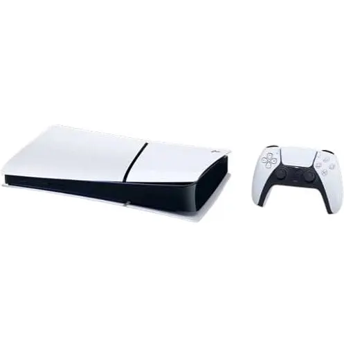 Ігрова консоль Sony PlayStation 5 Slim Digital Edition + бездротова гарнітура PULSE Elite White + чохол - фото 1