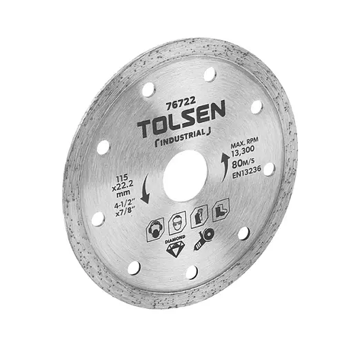 Диск алмазный Tolsen для кафеля 125 х 22.23 мм (76723T)