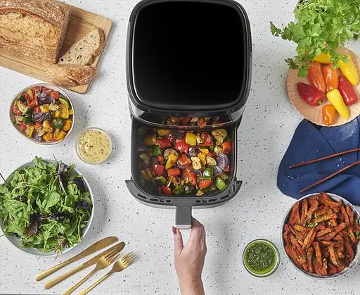 Мультипечь Russell Hobbs 1500Вт 5.5л 9 программ пластик черный - фото 2