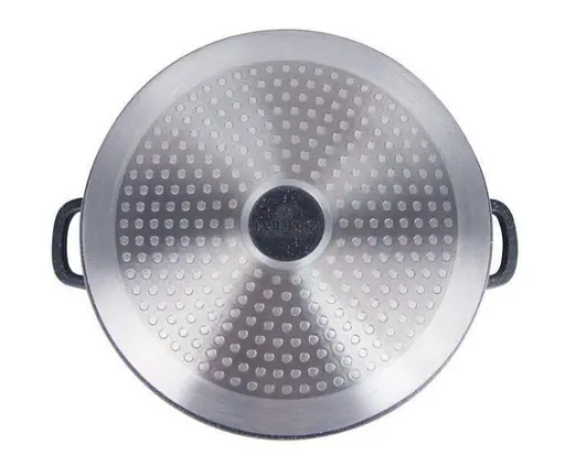 Кастрюля Bohmann BH 7350-30 MRB с антипригарным покрытием, двойным дном из литого алюминия с крышкой - фото 3