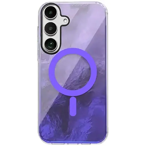 Чохол Epik TPU Shiny Mountain (MagFit) для Samsung Galaxy S24 FE Purple