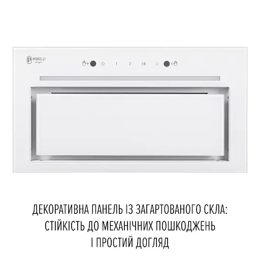 Вытяжка полновстраиваемая Perfelli Design Filini 5 Bianco Silenzio - фото 3