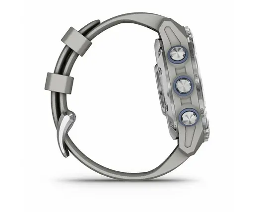 Смарт-годинник Garmin Descent Mk3 43 mm Stainless Steel with Fog Gray Silicone Band (010-02753-04/03) - фото 5