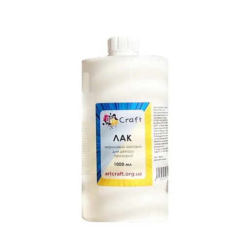 Лак акриловий матовий Art Craft 5005-AC 1000 мл - фото 1