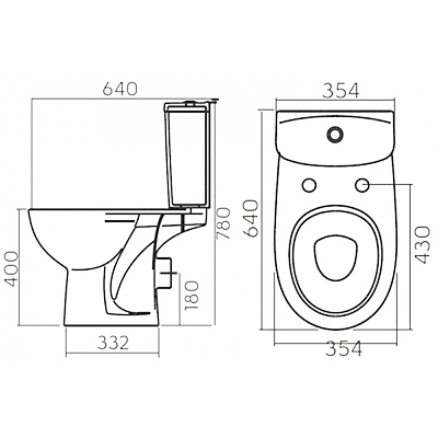 Унитаз-компакт Kolo Freja Premium L79047000 с сидением Soft Close, Белый - фото 2