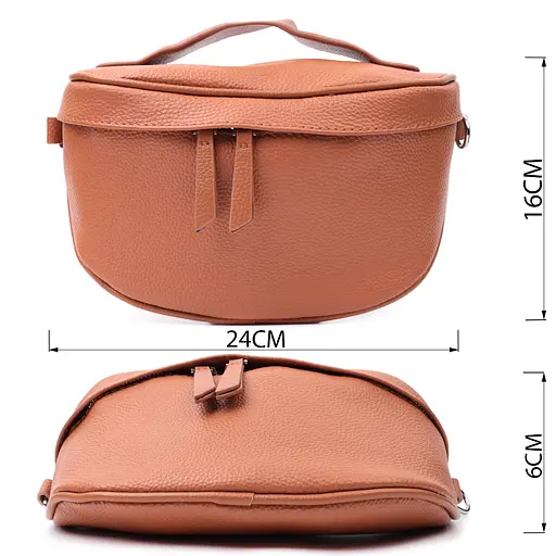 Кожаная женская сумка Vintage 24х16х6 см sum0026606 - фото 3