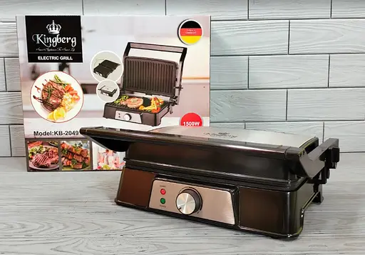 Гриль прижимной Kingberg KB-2049 1500 Вт - фото 3