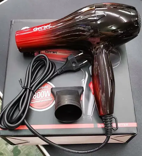 Фен для сушіння та укладання волосся Gemei GM-1719 - фото 6