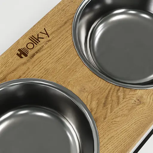 Hollky Base XXL40 — миски на підставці для дуже великих собак (2 × 2,8 л) - фото 7