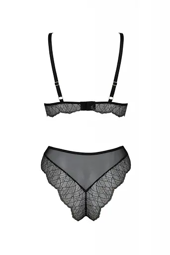 Комплект белья Passion Amberly Set black 4XL/5XL - фото 4