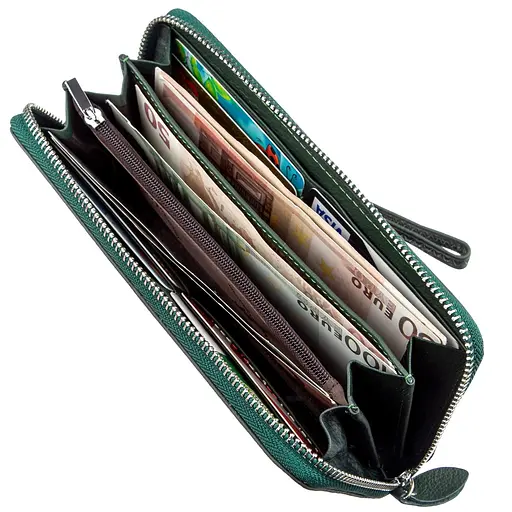 Жіночий шкіряний гаманець-клатч ST Leather 9х18.5 см acs0015894 - фото 4