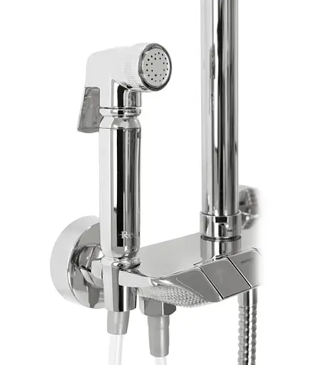 Душовя система Rea Max з термостатом та виливом хром REA-P6616, Хром - фото 9