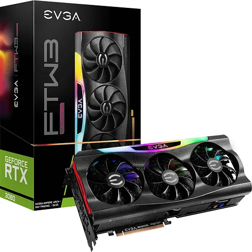Відеокарта EVGA RTX 3080 10Gb FTW3 ULTRA GAMING (10G-P5-3897-KR) (GDDR6X, 320 bit, PCI-E v4.0) Б/в - фото 2