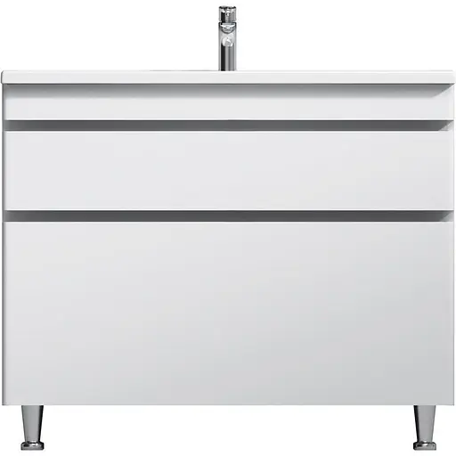 Тумба з умивальником AM.PM Hit 100 см підлогова білий M93A-FSX01002-WC01002WG38 Білий - фото 1