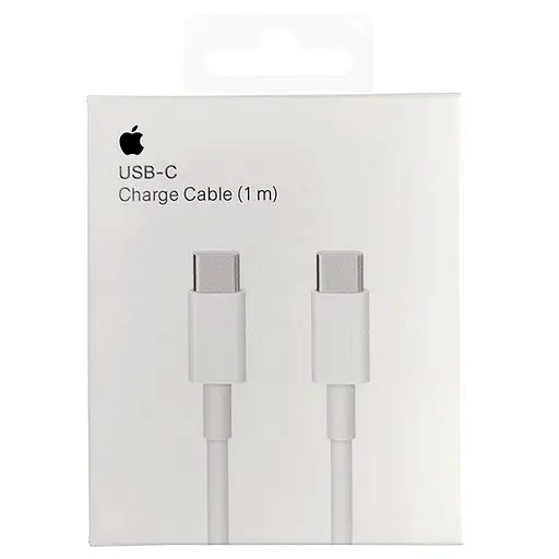 Дата кабель USB-C to USB-C FineWoven for Apple (AAA) (1m) (box) White - фото 2