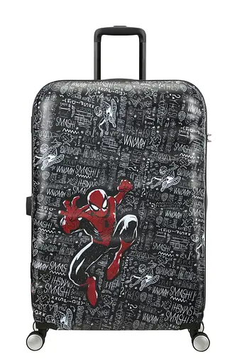 Валіза 77 См American Tourister WAVEBREAKER DISNEY SPIDERMAN SKETCH 77x52x29 31C*07008