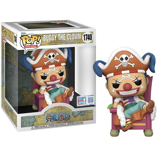 Фігурка Funko Pop Ван Піс Баггі Клоун One Piece Buggy The Clown 15 см Deluxe Exclusive DE BC 1740
