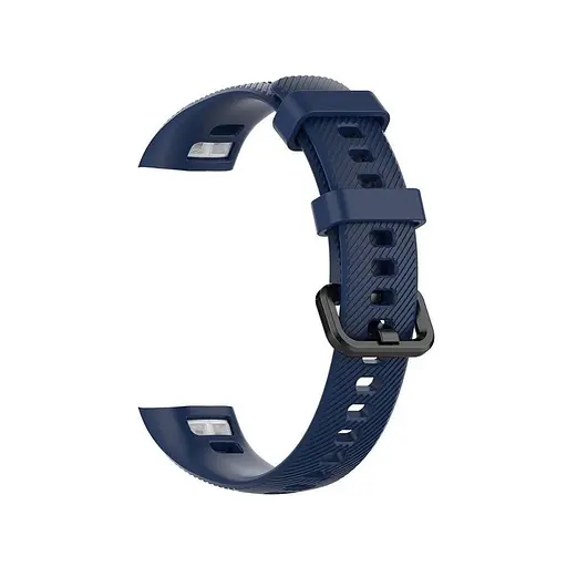 Ремінець для фітнес-браслета MIIQNUS для Honor Band 4 і 5 темно синій - фото 4