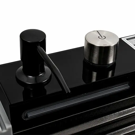 Кухонна мийка 75x45М PVD чорна Platinum Handmade Водоспад, Чорний - фото 6