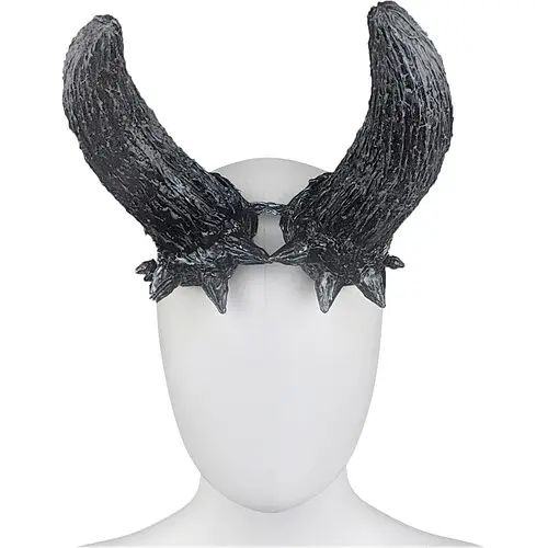 Рога Демон Steampunk на резинке, унисекс, пластик, силикон - фото 1