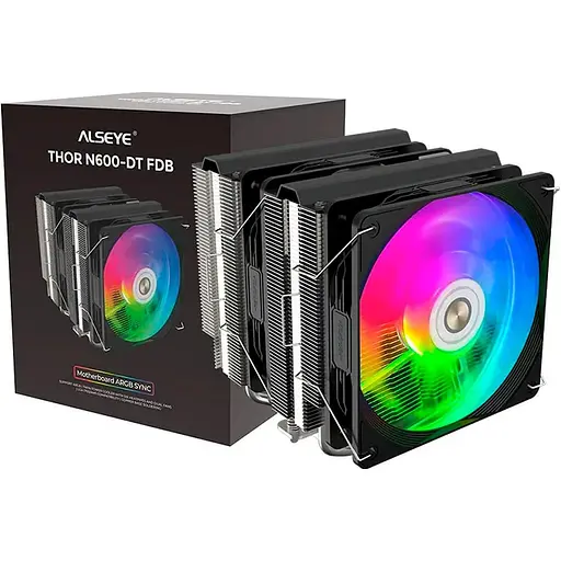 Кулер для процессора alseye N600-DT-B (AS.01.05.0023) - фото 6