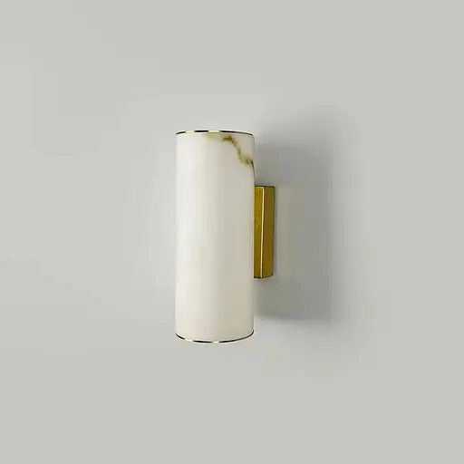 Бра Line F з імітацією мармуру з латунним корпусом Ø8х20 см Арт. WJ366/80*200H - фото 1