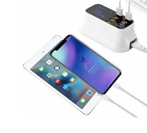 Быстрое зарядное устройство Hstrade на 8 портов - фото 2