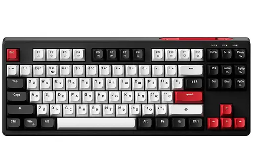 Клавиатура игровая мембранная GamePro GK-580USB Black-White Rainbow LED - фото 4