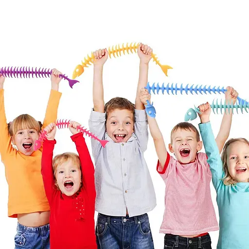 Антистрес Риб’ячі кістки, тягучка, довжина 24 см, C71451 (В асортименті) - фото 3