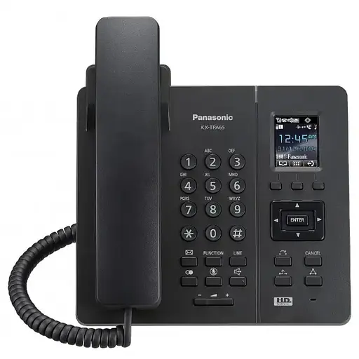 IP-телефон Panasonic KX-TPA65RUB Black, для KX-TGP600RUB