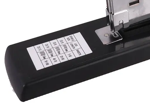 Степлер посиленої потужності, до 100 аркушів, скоби №23, чорний, BM.4286-01 - фото 2