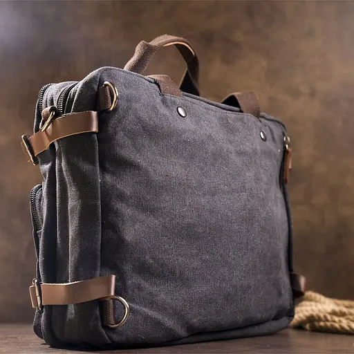 Текстильная сумка Vintage 43х35х12 см sum0012219 - фото 5